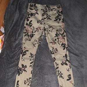 H&M Divided Dark green skinny jeans